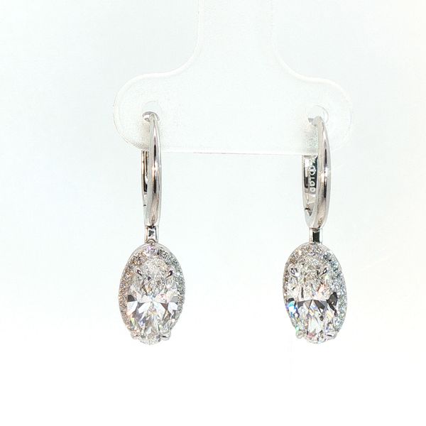 Lab Grown Diamond Earrings Grader Jewelers Groton, CT
