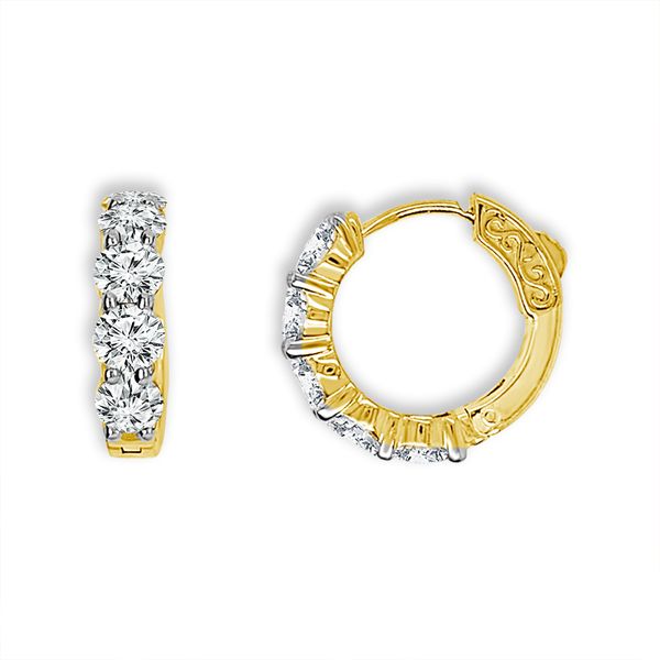 Lab Grown Diamond Earrings Grader Jewelers Groton, CT