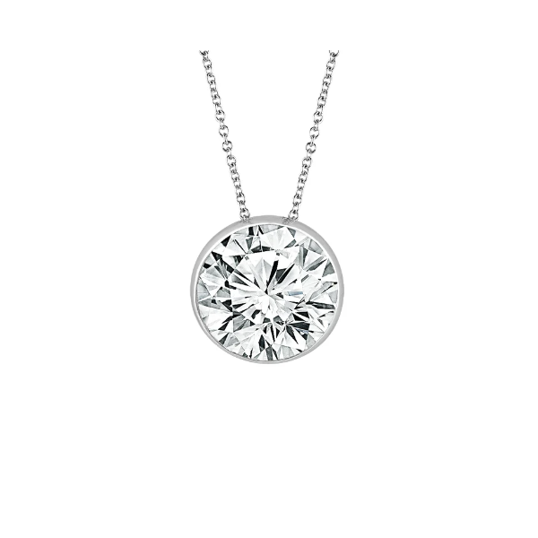 Lab Grown Diamond Pendant Grader Jewelers Groton, CT