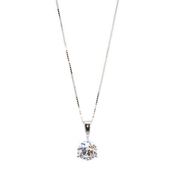 Lab Grown Diamond Pendant Grader Jewelers Groton, CT