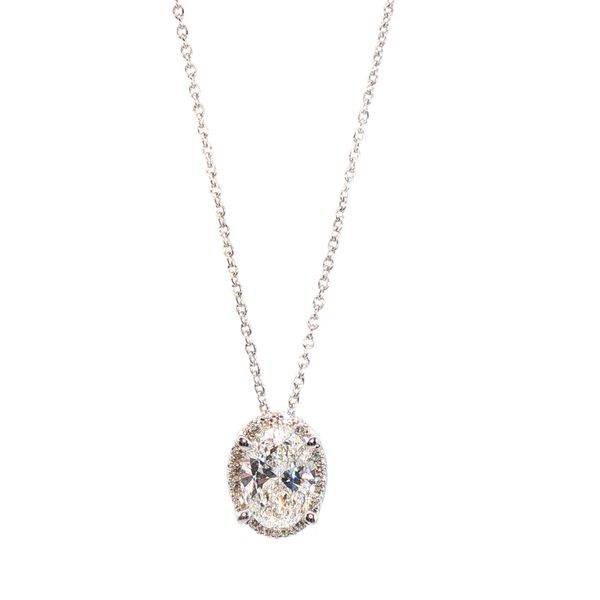 Lab Grown Diamond Pendant Grader Jewelers Groton, CT