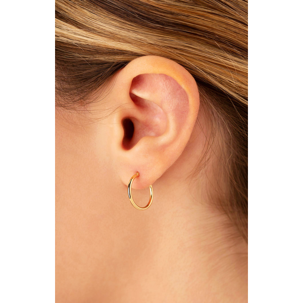 Gold Earrings Image 2 Grader Jewelers Groton, CT