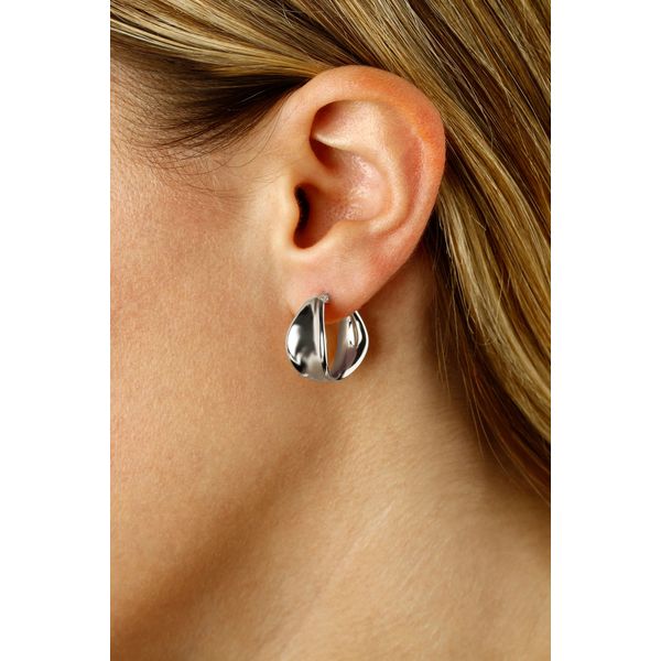 Silver Earrings Image 2 Grader Jewelers Groton, CT