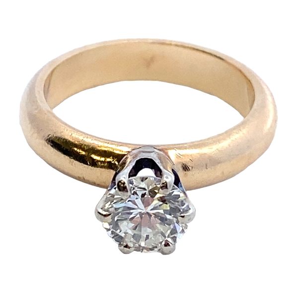 ESTATE 14ky 0.87ct  Diamond Solitaire Ring Graham Jewelers Wayzata, MN