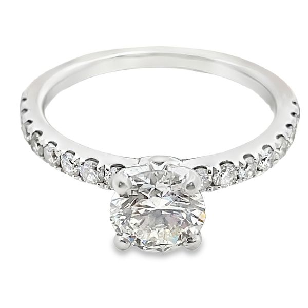 ESTATE 14kw 1.05ct center .56ctw dia ring Graham Jewelers Wayzata, MN