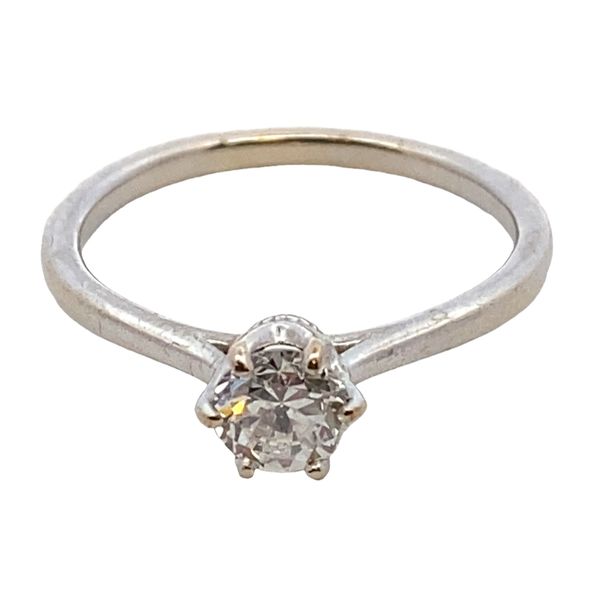 ESTATE 14kw .45ct Diamond Solitaire Ring Graham Jewelers Wayzata, MN