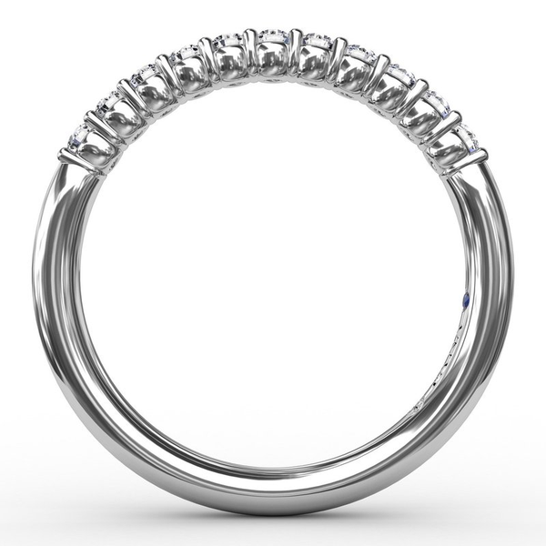 Traditional Shared Prong White Gold Anniversary Band Image 2 Graham Jewelers Wayzata, MN