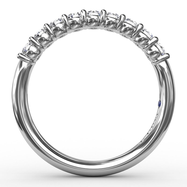 Shared Prong HalfwayWedding Band Image 2 Graham Jewelers Wayzata, MN