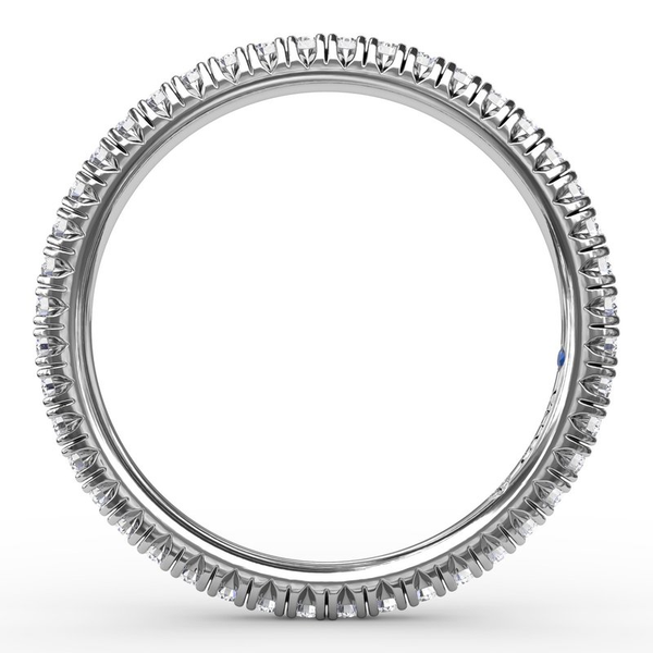 Modern Eternity Pave Wedding Band Image 2 Graham Jewelers Wayzata, MN