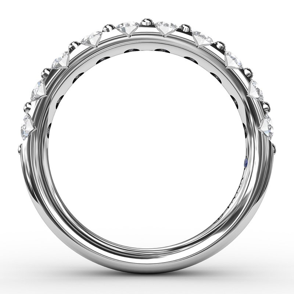 Halfway V-Cut Wedding Band Image 2 Graham Jewelers Wayzata, MN