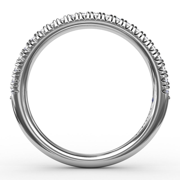 Modern Pave Diamond Wedding Band Image 2 Graham Jewelers Wayzata, MN