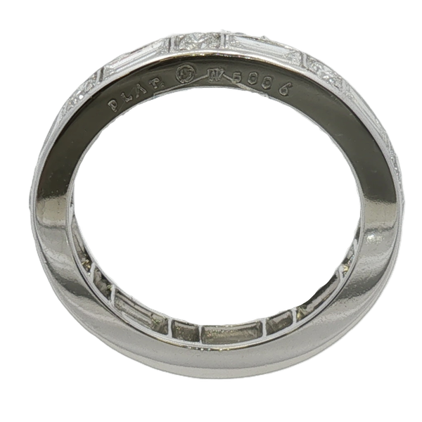 Platinum Oscar Heyman 1.7ctw dia Guard Ring Image 2 Graham Jewelers Wayzata, MN