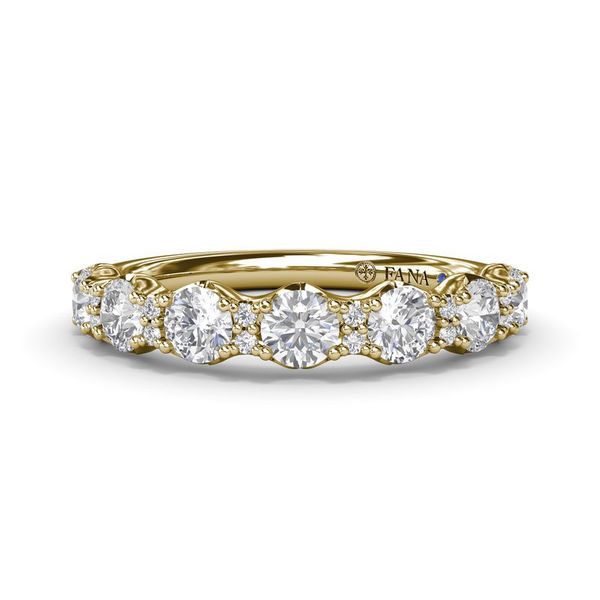 Shared Prong Half-Eternity Band Graham Jewelers Wayzata, MN