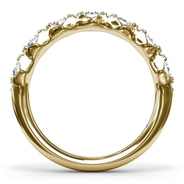 Shared Prong Halfway Band Image 3 Graham Jewelers Wayzata, MN