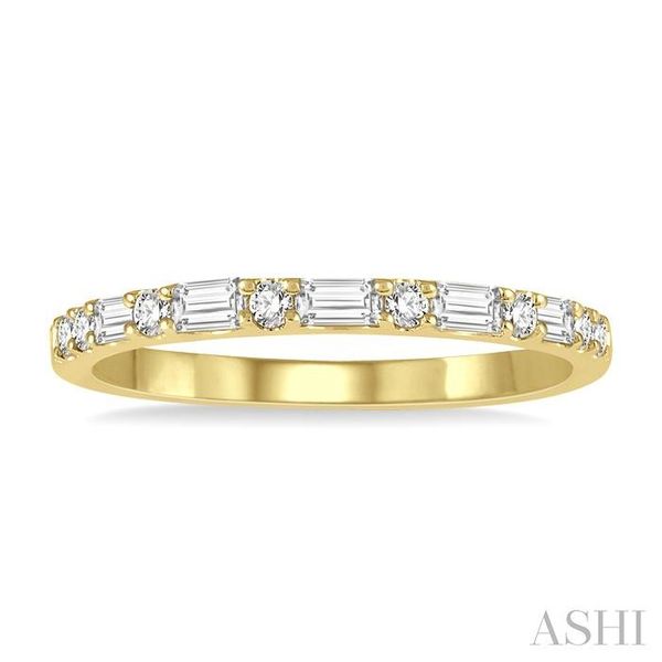 Stackable Baguette Diamond Fashion Band Image 2 Graham Jewelers Wayzata, MN