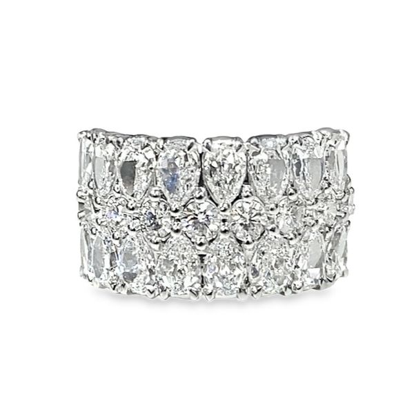Crisscut New York L’Amour Crisscut® Pear-Shape and Round Diamond Band Graham Jewelers Wayzata, MN