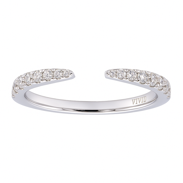 Diamond Open Band Ring in White Gold Graham Jewelers Wayzata, MN