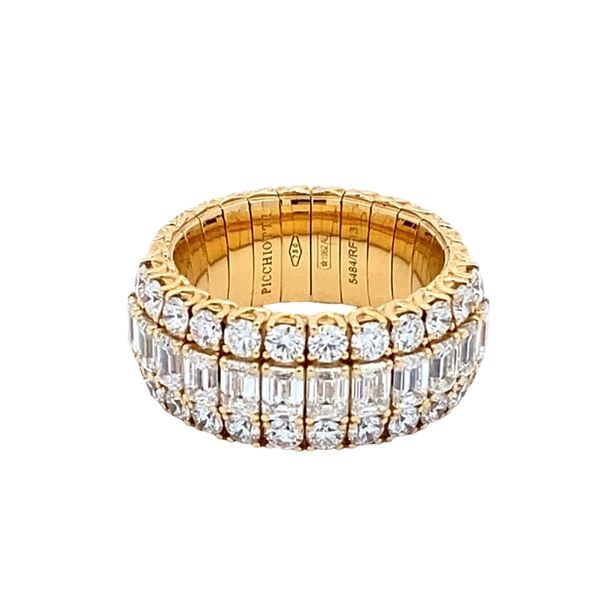 Picchiotti 18 Karat Yellow Gold 3.25 Carat Diamond Xpandable Ring Graham Jewelers Wayzata, MN