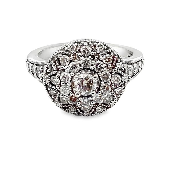ESTATE 14kw vintage ring .94CTW I2 HI Graham Jewelers Wayzata, MN