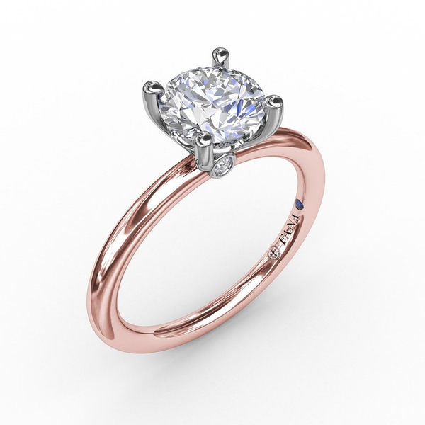 Classic Four Prong Chevron Engagement Ring Graham Jewelers Wayzata, MN