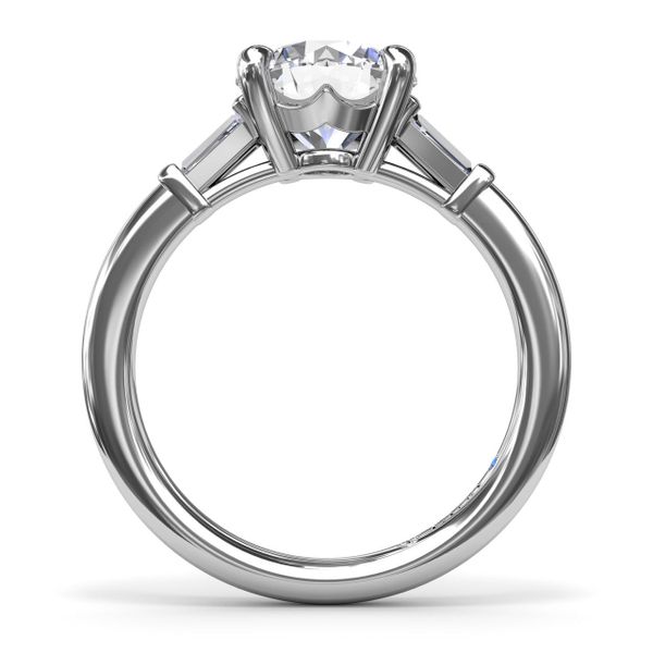 Tapered Baguette Diamond Engagment Ring Image 2 Graham Jewelers Wayzata, MN