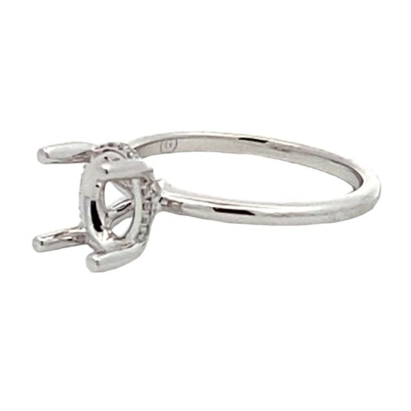 Hidden Halo Platinum Engagement Ring Graham Jewelers Wayzata, MN