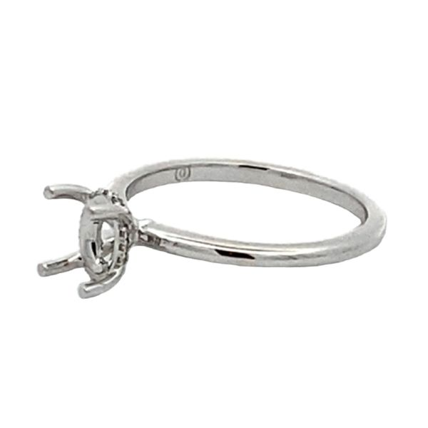 Hidden Halo White Gold Engagement Ring Graham Jewelers Wayzata, MN