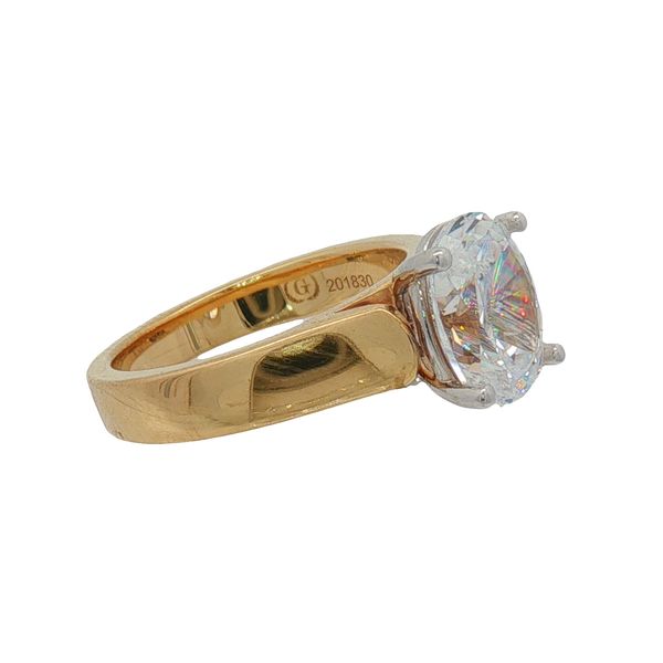 Wide Comfort-Fit Oval Engagement Ring Image 3 Graham Jewelers Wayzata, MN