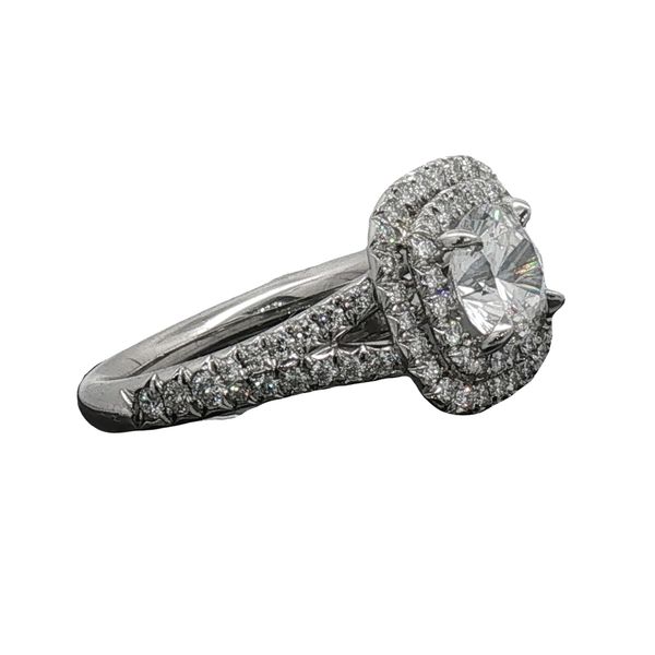 Liberty Double Halo Semi-Mount Vintage Style Engagement Ring Image 3 Graham Jewelers Wayzata, MN