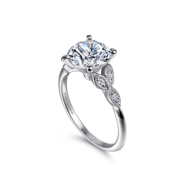 Eliza Vintage Inspired Split Shank Engagement Ring Image 2 Graham Jewelers Wayzata, MN