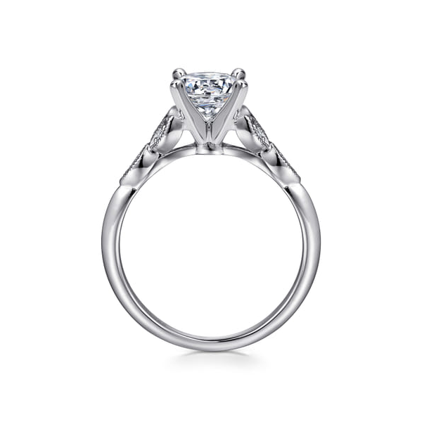 Eliza Vintage Inspired Split Shank Engagement Ring Image 3 Graham Jewelers Wayzata, MN