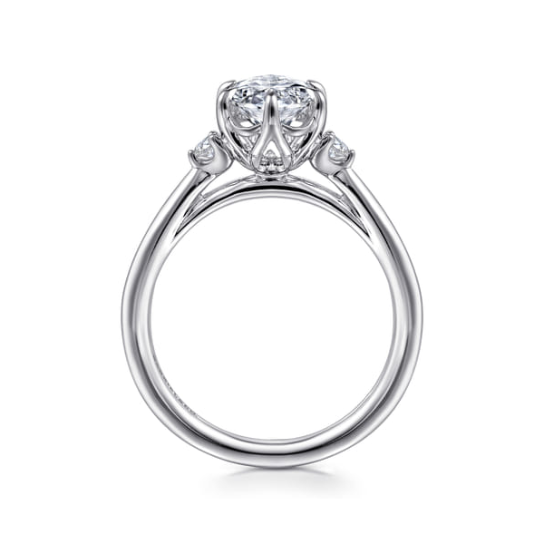 Blaise Six Prong Oval Engagement Ring Image 3 Graham Jewelers Wayzata, MN