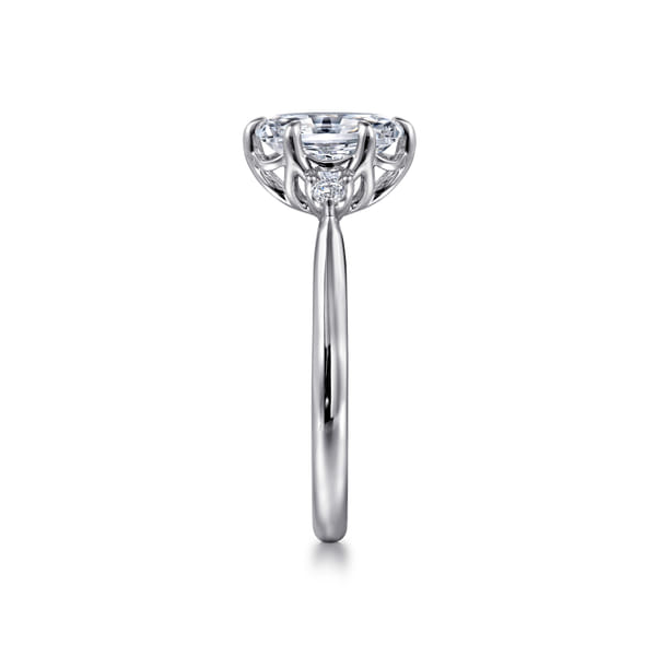 Blaise Six Prong Oval Engagement Ring Image 4 Graham Jewelers Wayzata, MN
