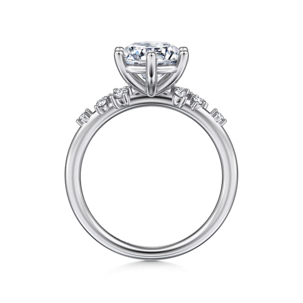 Reena Six Prong White Gold Engagement Ring Image 4 Graham Jewelers Wayzata, MN