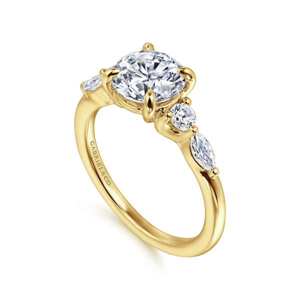 Cian Five Stone Engagement Ring Image 2 Graham Jewelers Wayzata, MN