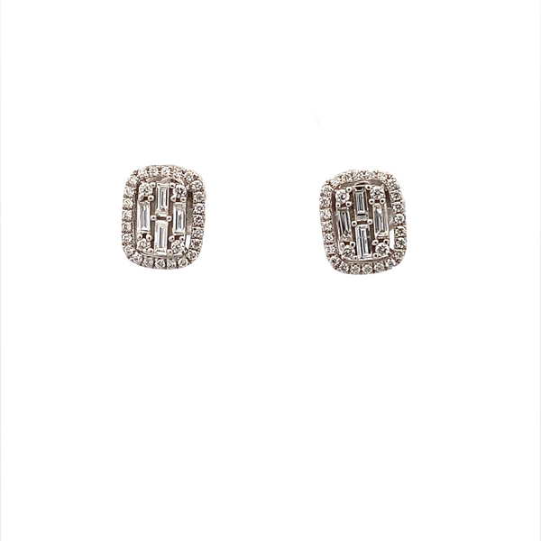 Mosaic Halo Earrings Graham Jewelers Wayzata, MN