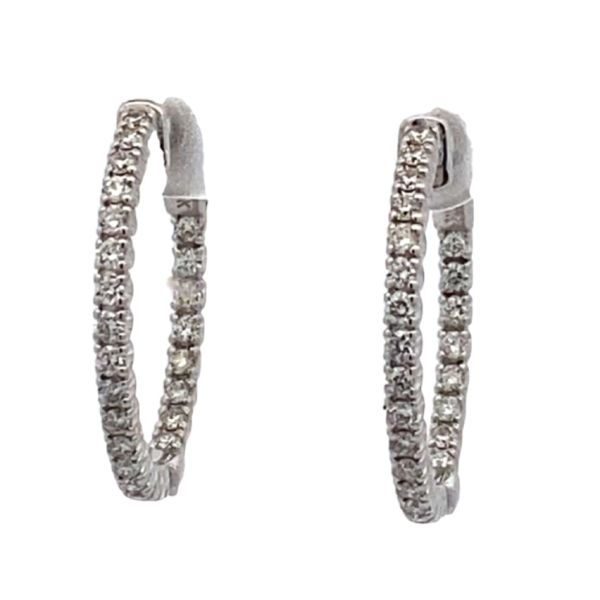 14kw 1.98ctw dia in/out hoop earrings GH I1 Graham Jewelers Wayzata, MN