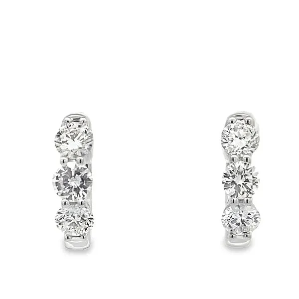 18kw 1.50ctw dia huggie earring Graham Jewelers Wayzata, MN