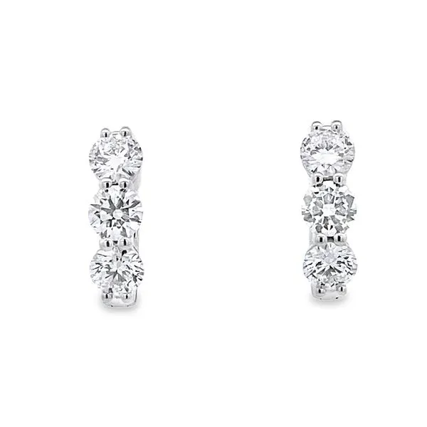 18kw 2.0ctw dia huggie earring Graham Jewelers Wayzata, MN