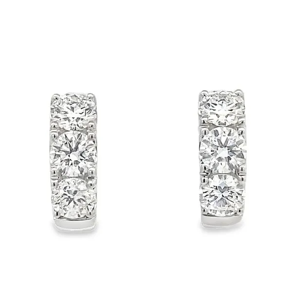 18ky 3.00ctw dia huggie earring Graham Jewelers Wayzata, MN