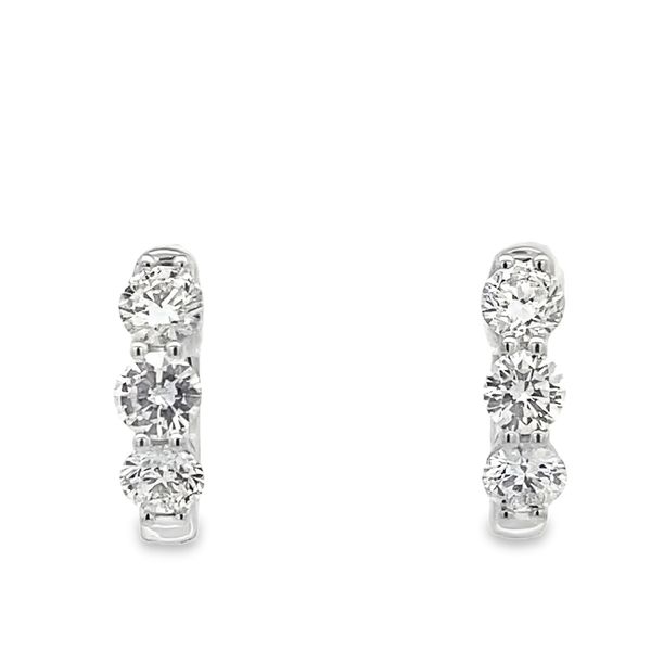 18kw 1.50ctw dia huggie earring Graham Jewelers Wayzata, MN