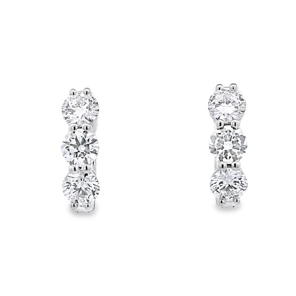 18kw 2.0ctw dia huggie earring Graham Jewelers Wayzata, MN