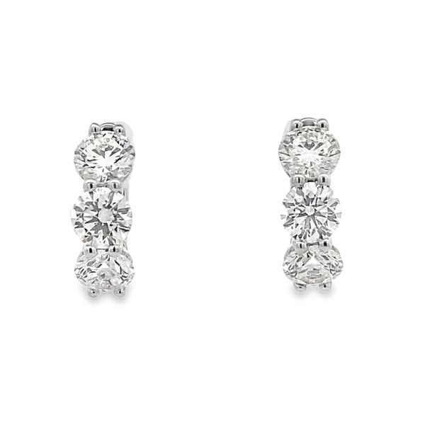 18kw 3.0ctw dia huggie earring Graham Jewelers Wayzata, MN