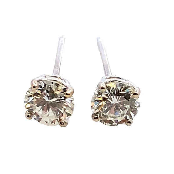 14kw 1.25ctw Diamond Signature Studs Earrings Graham Jewelers Wayzata, MN
