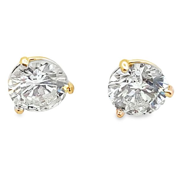 14kw 2.49 ctw Diamond Stud Earrings I, I1-2 Graham Jewelers Wayzata, MN