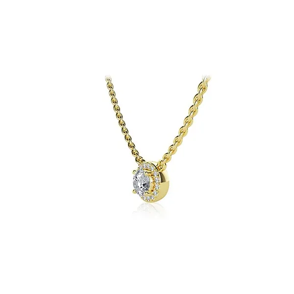 Diamond Halo Pendant Image 2 Graham Jewelers Wayzata, MN
