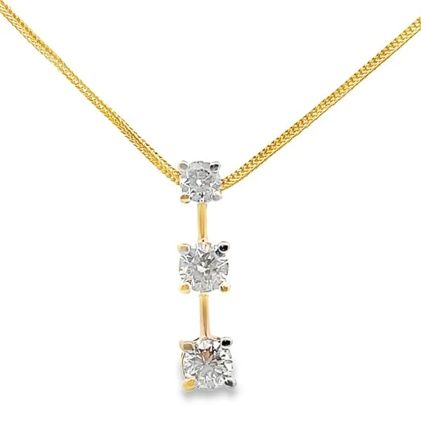 14ky 3.3ctw Dia aprox Past Present and Future necklace Graham Jewelers Wayzata, MN