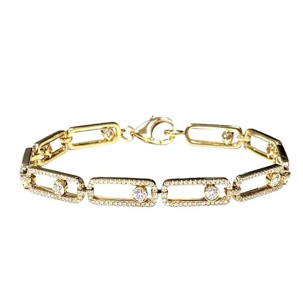 Floating Diamond Bracelet Graham Jewelers Wayzata, MN