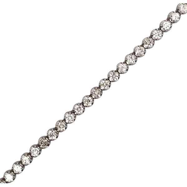 Diamond Tennis Bracelet with Brilliant Cut Diamonds Image 2 Graham Jewelers Wayzata, MN