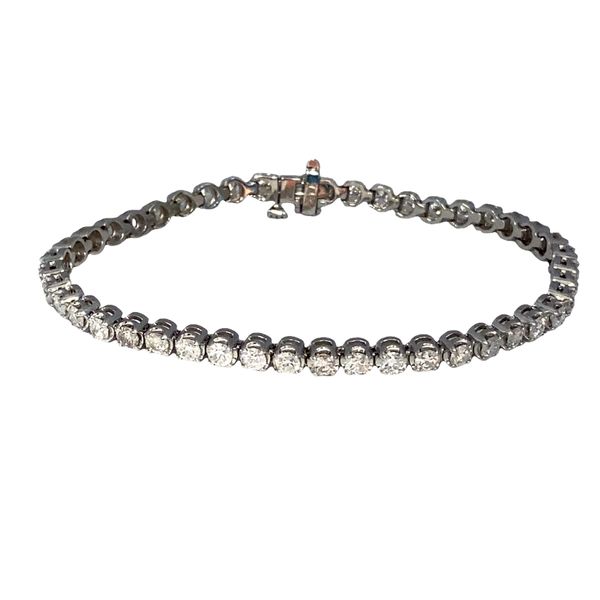 Diamond Tennis Bracelet with Brilliant Cut Diamonds Graham Jewelers Wayzata, MN